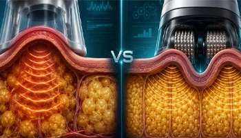Lipomotion vs tradisjonell vakuum RF-maskin